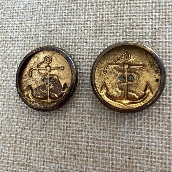Vintage Military Brass Buttons - Picture 5 of 8